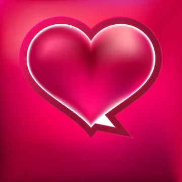 Heart shaped vector bubbles.  + EPS8 Stock Illustration