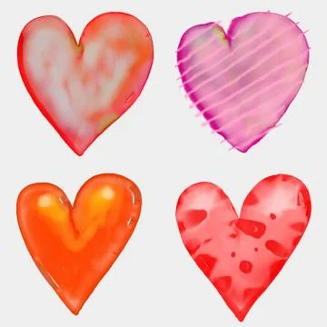 Heart Shapes Stock-Illustration