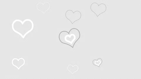 Heart shapes motion graphics. Stock Footage 141791049