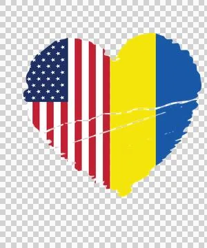 Heart Silhouette With American Flag Pattern shape stripes Stock Illustration