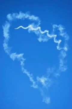 Heart on the sky Stock Photos
