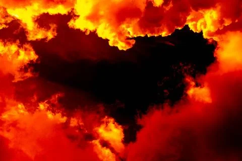 Heart in the sky Stock Photos