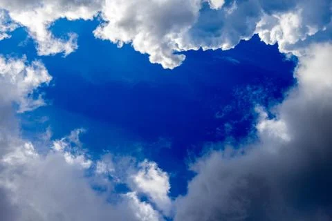 Heart in the sky Stock Photos