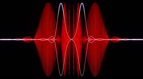 Heart sounds equalizer 23 库存影片 46501694