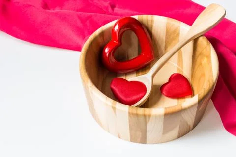 Heart soup Stock-Fotos