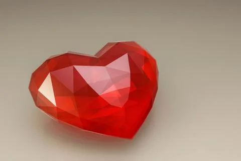 Heart stone Stock Illustration