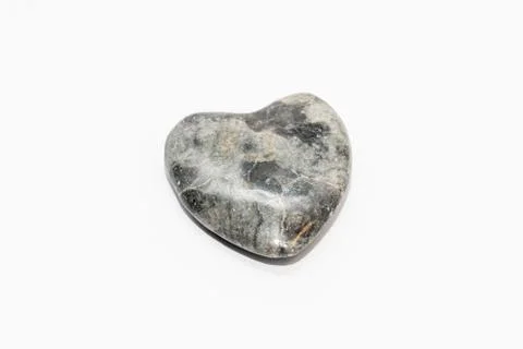 Heart of stone leopard pattern partially white grey black Stock Photos