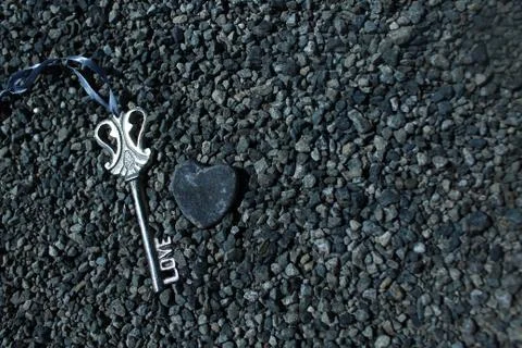 A heart of stone Stock Photos