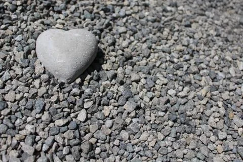 A heart of stone Stock Photos