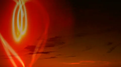 Heart Sunrise 스톡 동영상 1002674