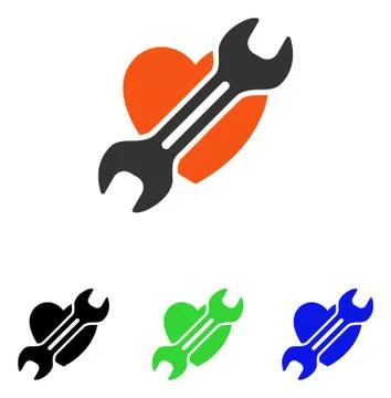 Heart Surgery Flat Vector Icon Stock Illustration