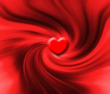 Heart swirl Stock Illustration