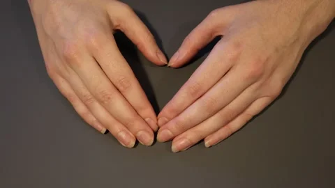 Heart symbol hand. Stock Footage 296822352