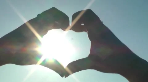 Heart Symbol with Hands Stock Footage 59761855