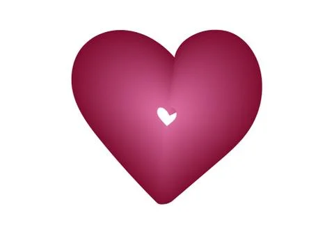 Heart symbol isolated on white, using gradient mesh Stock-Illustration