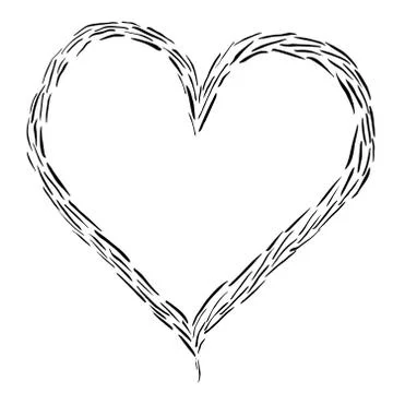 Heart symbol, love . vector Stock Illustration