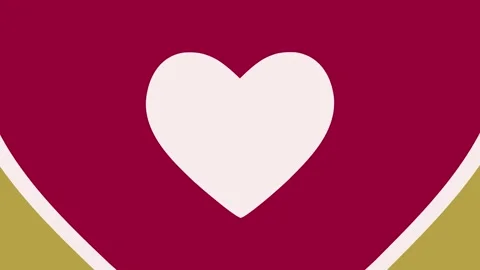 Heart Symbol on Red Background. 스톡 동영상 332865505