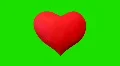 Heart symbol. Stop motion HD Footage