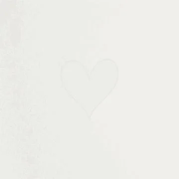 Heart symbol on white background, simple illustration Silhouette Stock Illustration