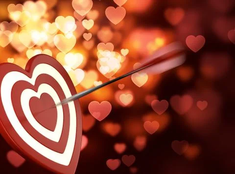 Heart target Stock Illustration