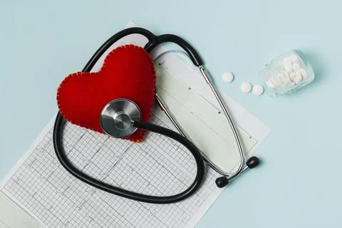 Heart test Stockfoto's