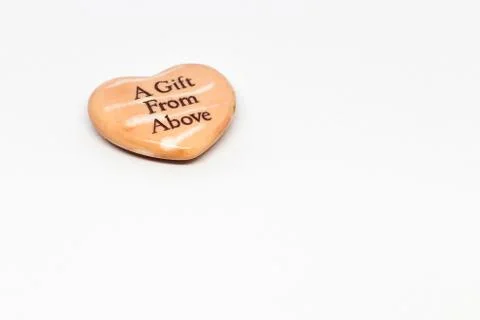 Heart with a text Stock Photos