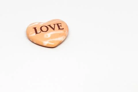 Heart with a text Foto stock