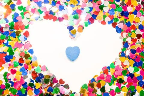 Heart texture background Stock Photos