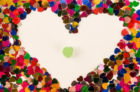 Heart texture background Stock Photos
