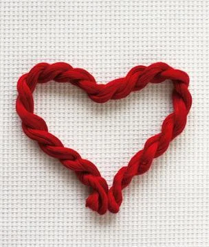 Heart of thread Stock Photos