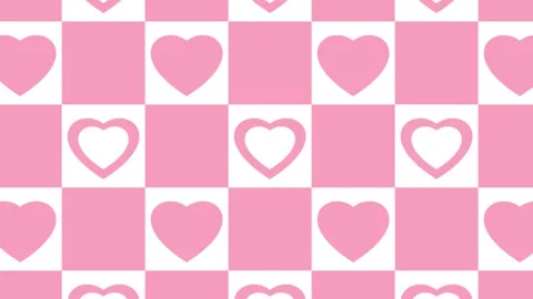 Heart tile Looping animated background. 1080p Stock Footage 258881143