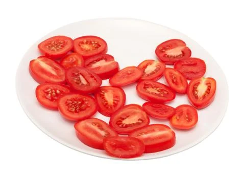 Heart of tomatoes Stock Photos