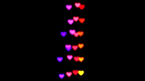 Heart Transition Background Stock Footage 43251491