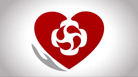Heart treatment symbol Stock Footage 68993614
