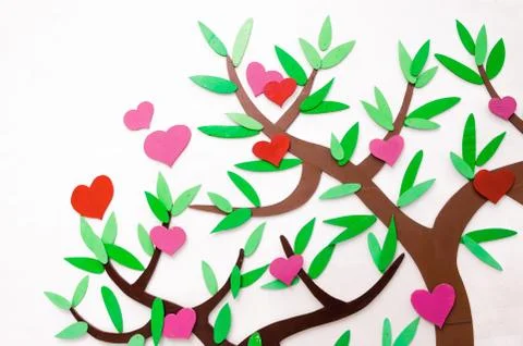 Heart tree Stock Photos
