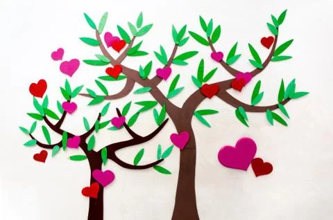 Heart tree Stock Photos