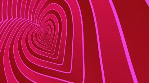 Heart Tunnel 3 Stock Footage 596122
