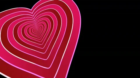 Heart Tunnel 4 Stock Footage 596062