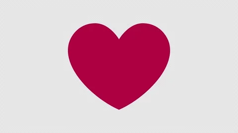 Heart turns into monotonous background. Stock Footage 252197989