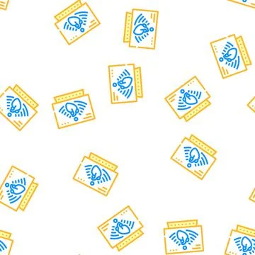 Heart ultrasound vector seamless pattern sign イラスト素材