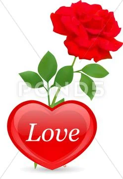 Heart valentines day background Stock Illustration