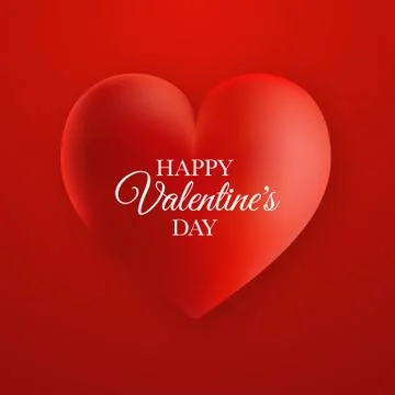 Heart for Valentines Day Background Stock Illustration