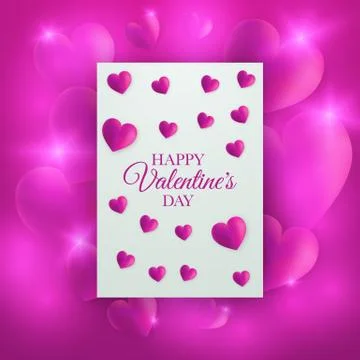 Heart for Valentines Day Background Stock Illustration