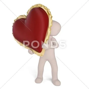 Heart for valentine's day Stock Illustration