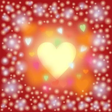 Heart, valentines. Stock Illustration