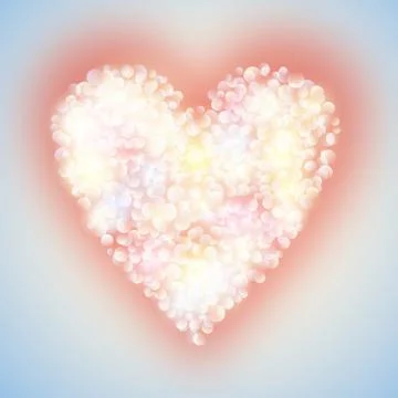 Heart, valentines. Illustrazione stock