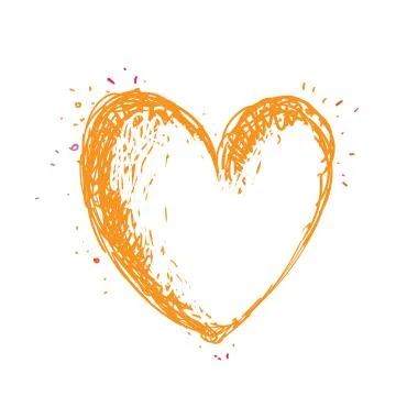 Heart vector drawing Stock-Illustration