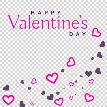 Heart vector greeting and Valentines card. Decorative paper cut heart. Romant Stock Illustration