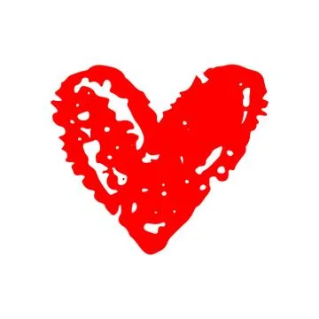 Heart vector. Hand drawn icon. Stock Illustration