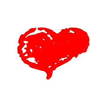 Heart vector. Hand drawn icon. Stock Illustration